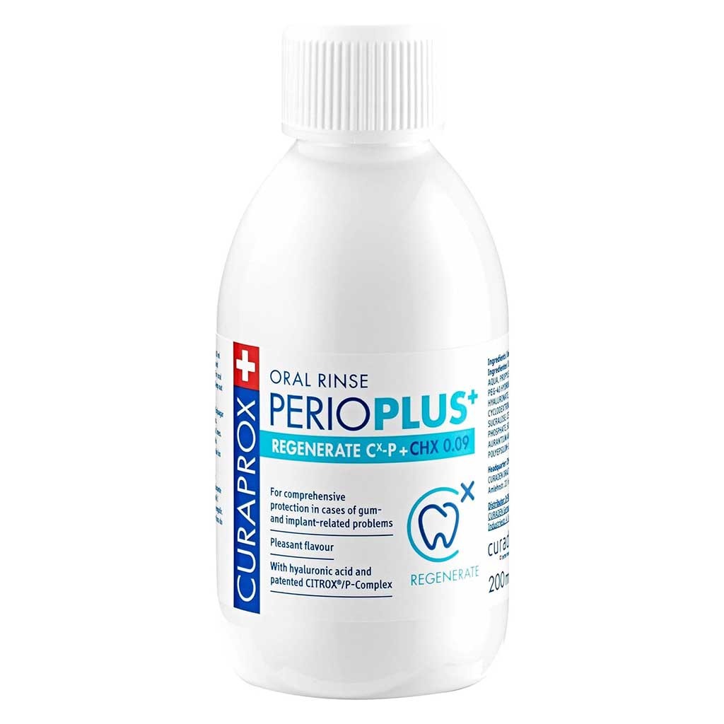 Curaprox Perio Plus Regenerate CHX 0.09% Mouthwash 200ml