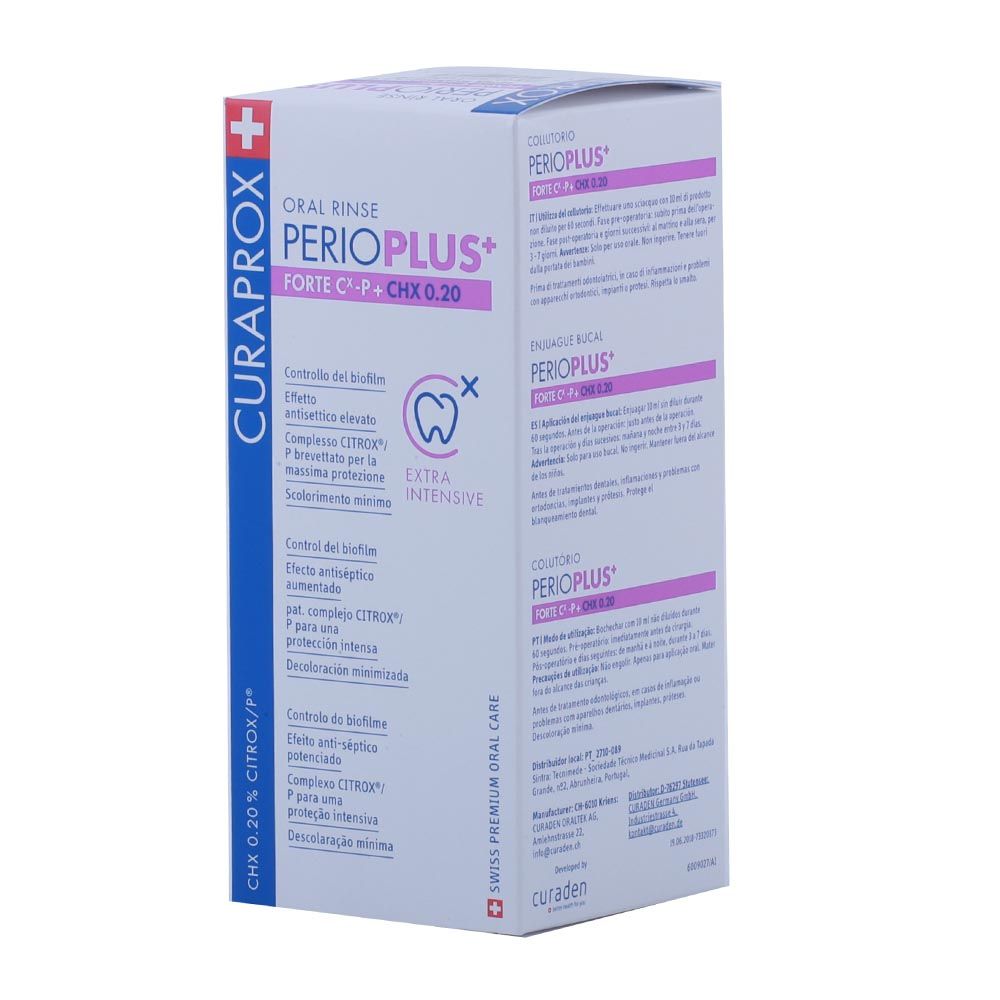 Curaprox Perio Plus Forte CHX 0.20% Mouthwash 200 mL