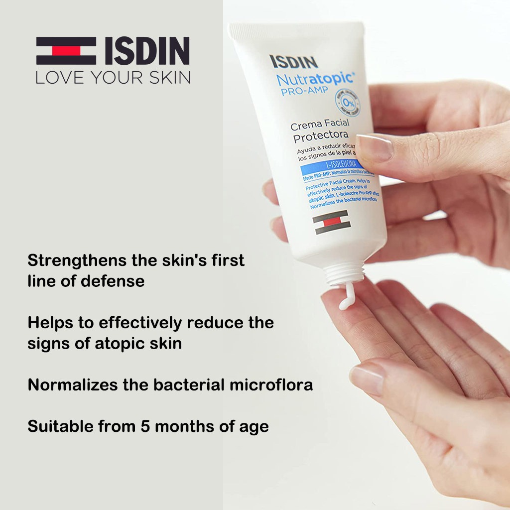 Isdin Nutratopic Pro-AMP Emollient Facial Cream 50 mL
