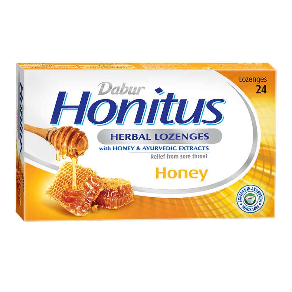 Dabur Honitus Herbal Lozenges Honey 24's