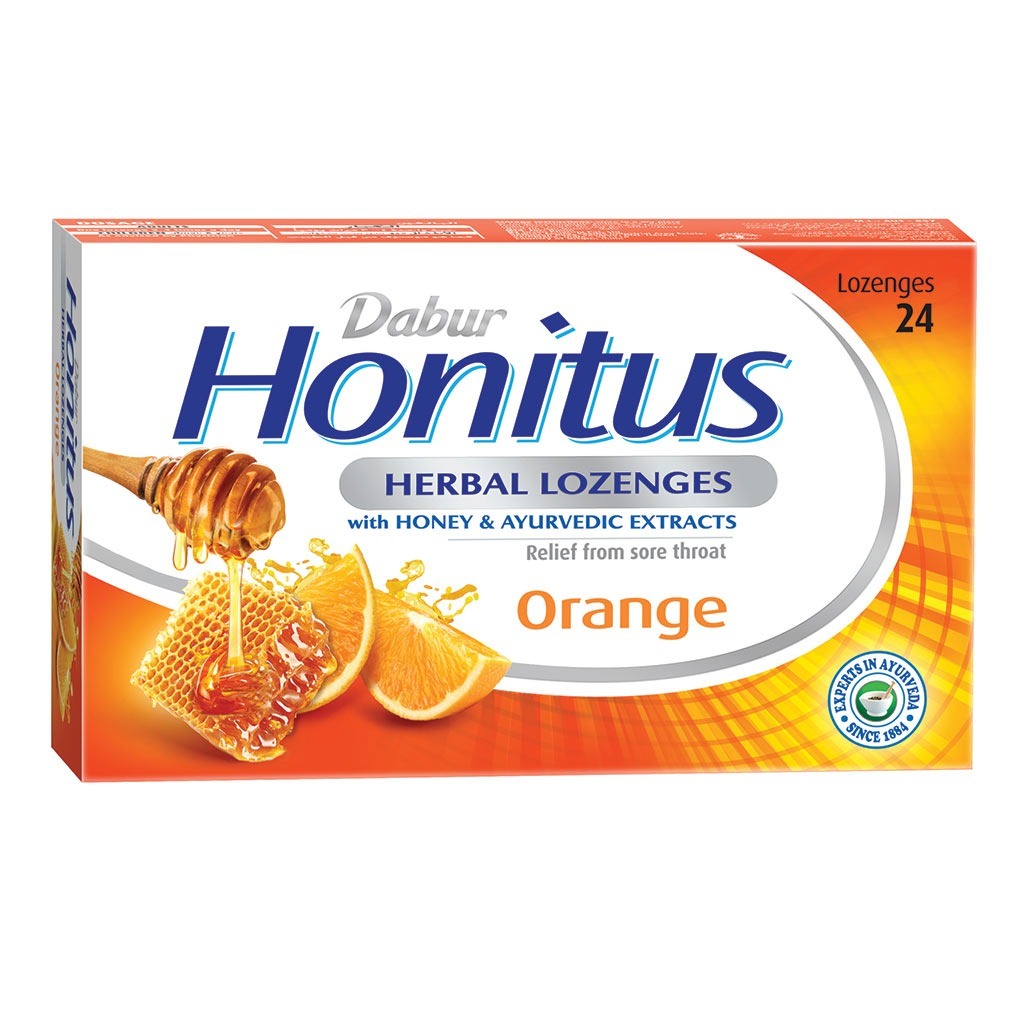 Dabur Honitus Herbal Lozenges Orange 24's