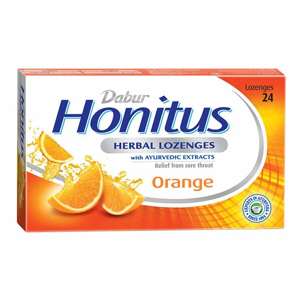 Dabur Honitus Herbal Lozenges Orange 24's