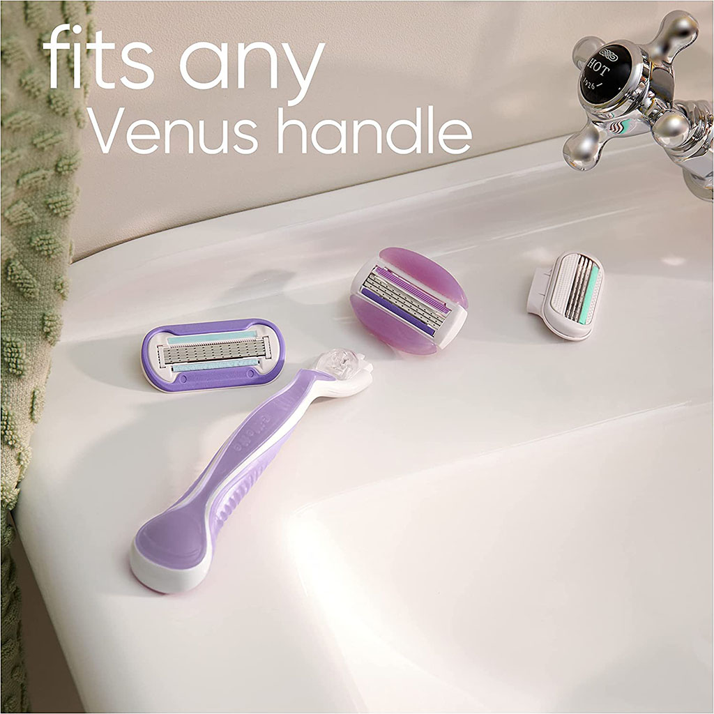 Gillette Venus Comfortglide Breeze Women's Razor Blade Refills, Pack of 4's