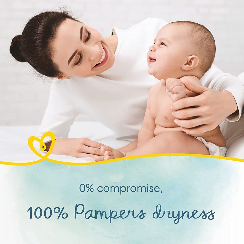 Pampers Pure Protection Premium Cotton Baby Diapers, Size 3, 6-10Kg, Pack of 31's