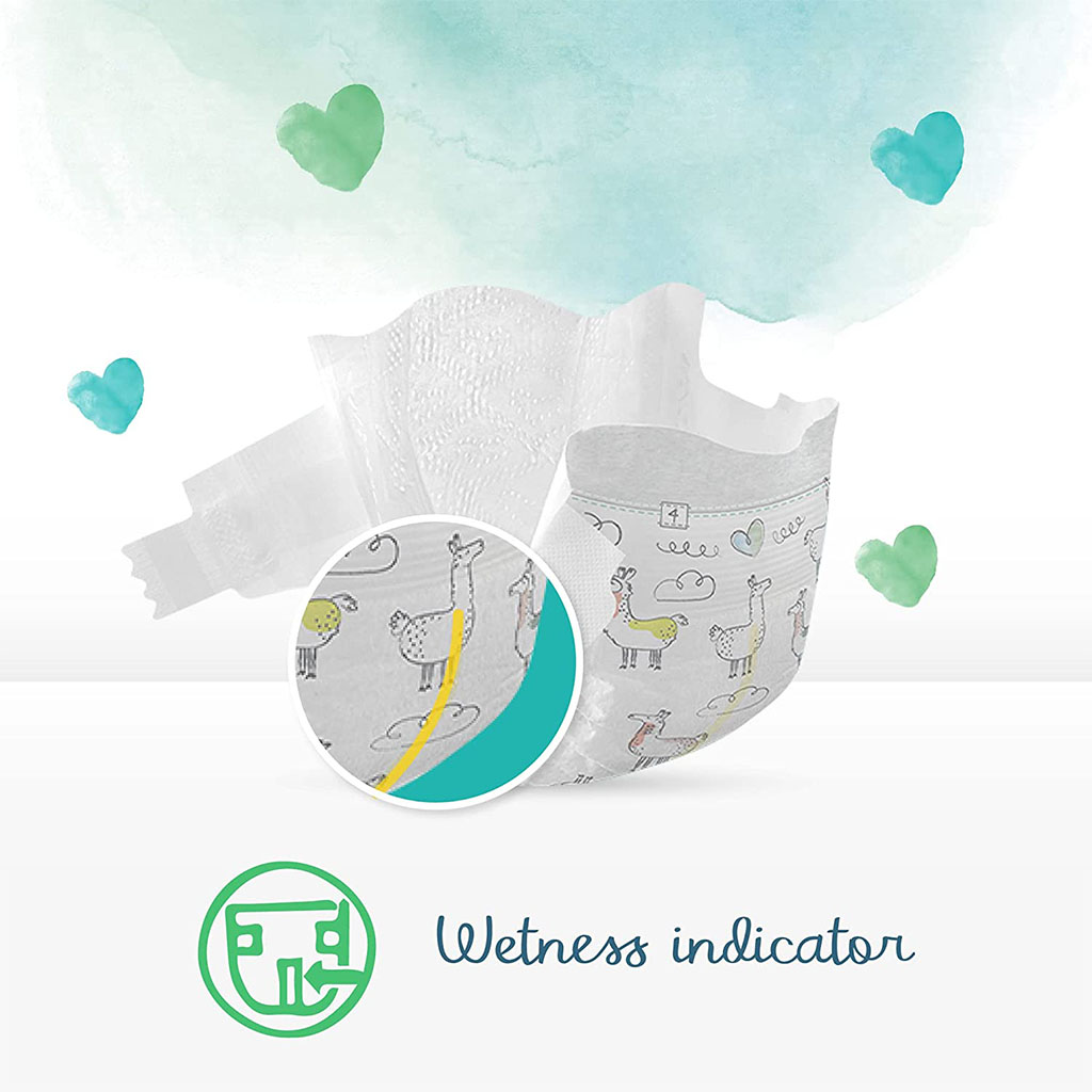 Pampers Pure Protection Premium Cotton Baby Diapers, Size 5, 11+Kg, Pack of 24's