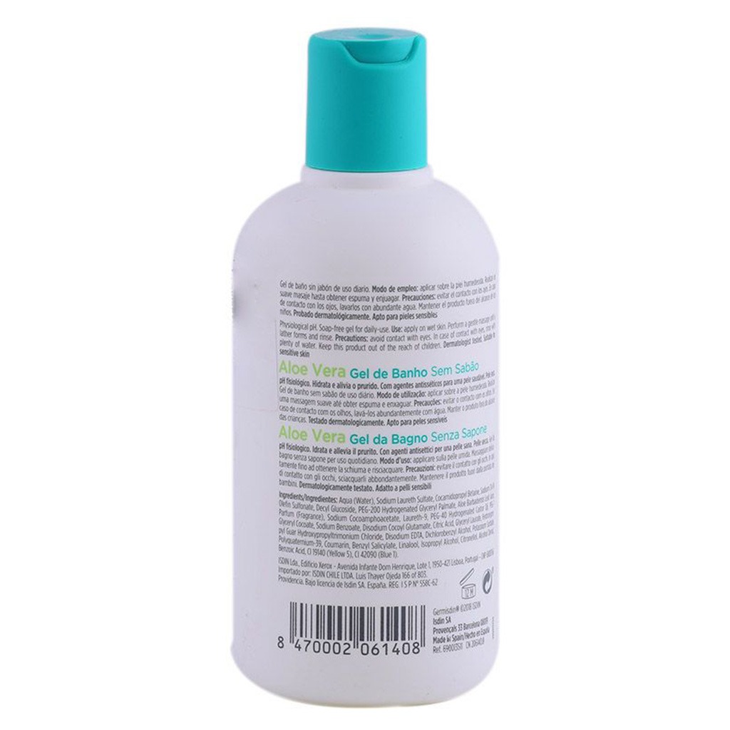 Isdin Germisdin Aloe Vera Soap-Free Bath Gel 250 mL