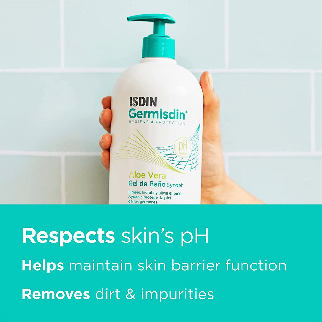 Isdin Germisdin Aloe Vera Soap-Free Bath Gel 250 mL