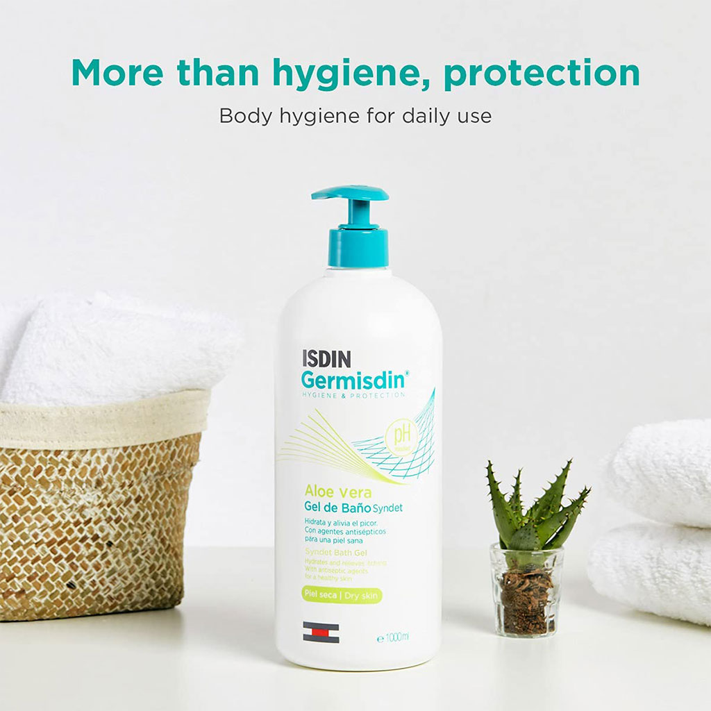 Isdin Germisdin Aloe Vera Soap-Free Bath Gel 250 mL