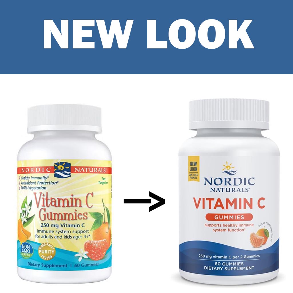 Nordic Naturals Kids and Adults Vitamin C 250 mg Gummies 60's