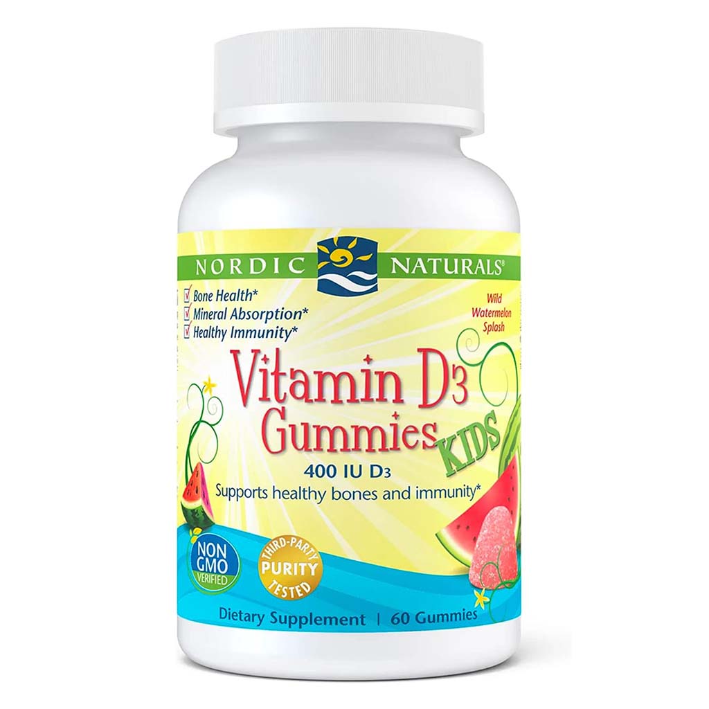 Nordic Naturals Kids Vitamin D3 400 IU Gummies 60's