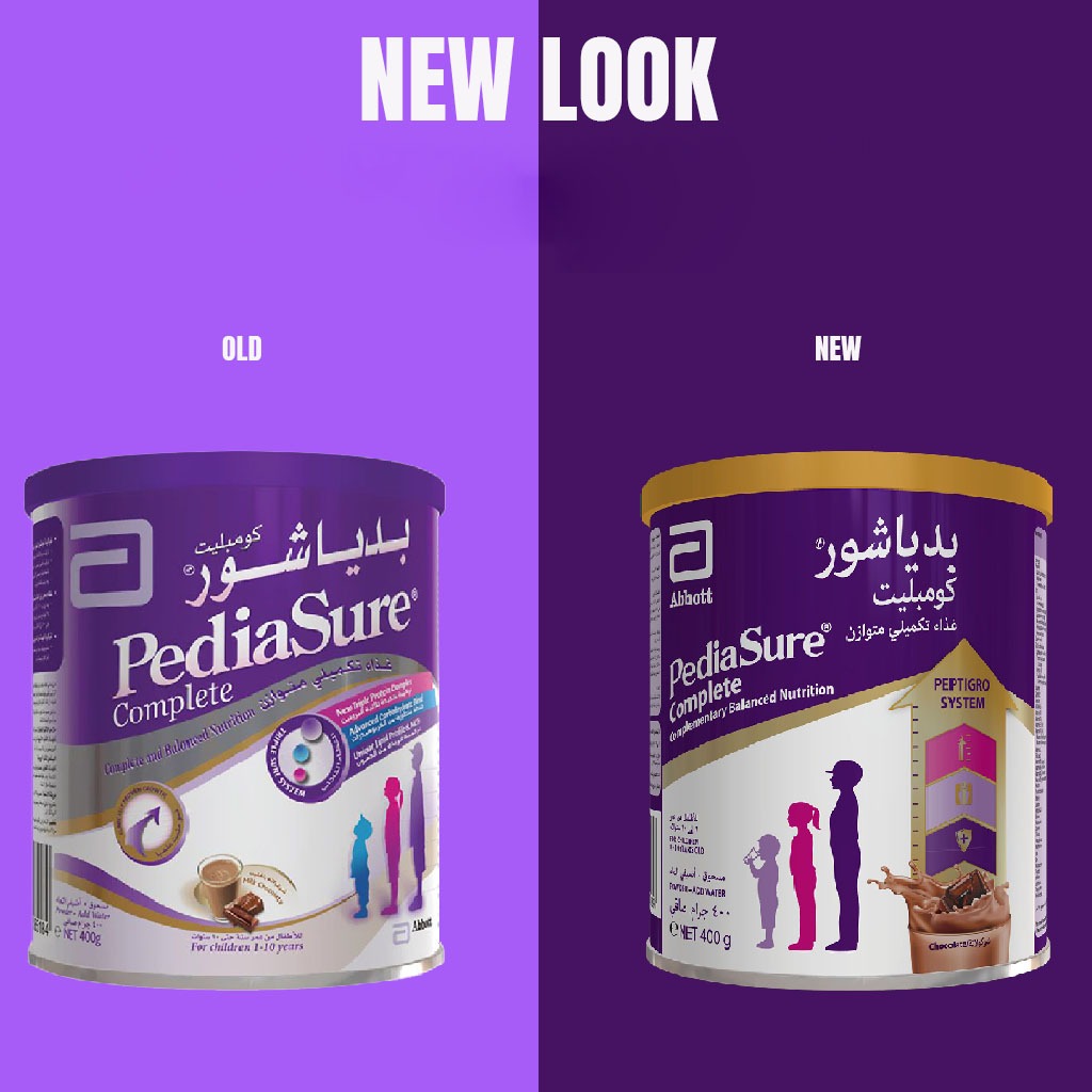 PediaSure Complete Peptrigro Growing Up Children's Milk Formula For 1 To 10 Years Milk Chocolate Flavour 400g