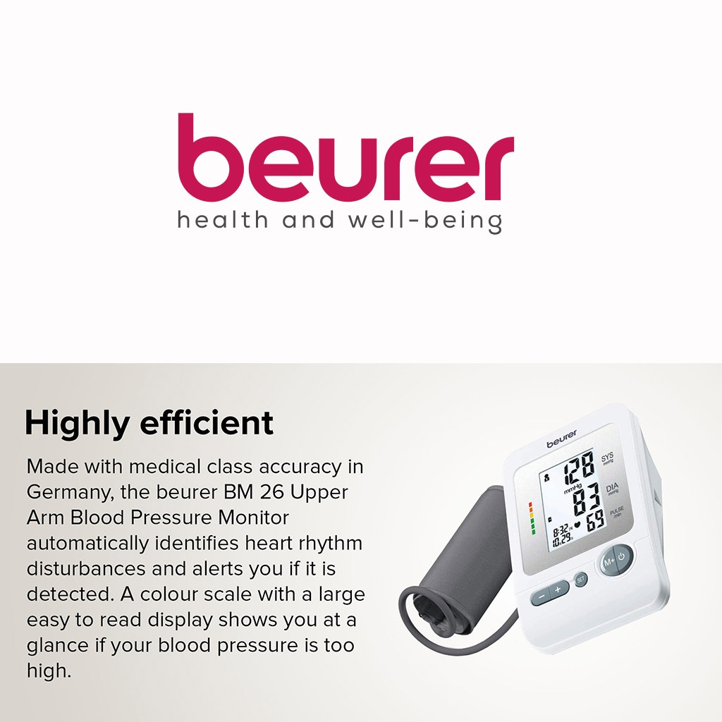 Beurer BM26 Upper Arm Blood Pressure Monitor