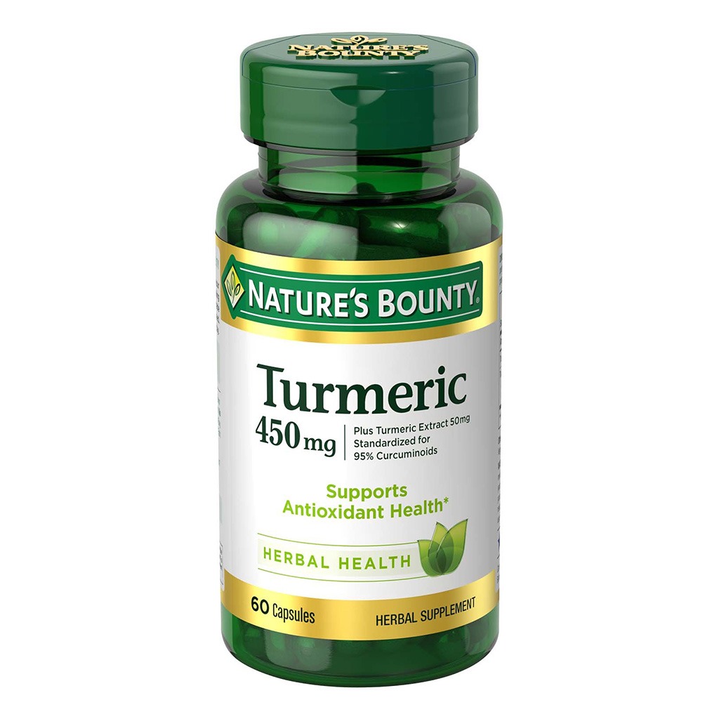 Nature's Bounty Turmeric 450 mg Capsules 60's