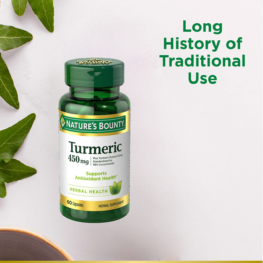 Nature's Bounty Turmeric 450 mg Capsules 60's