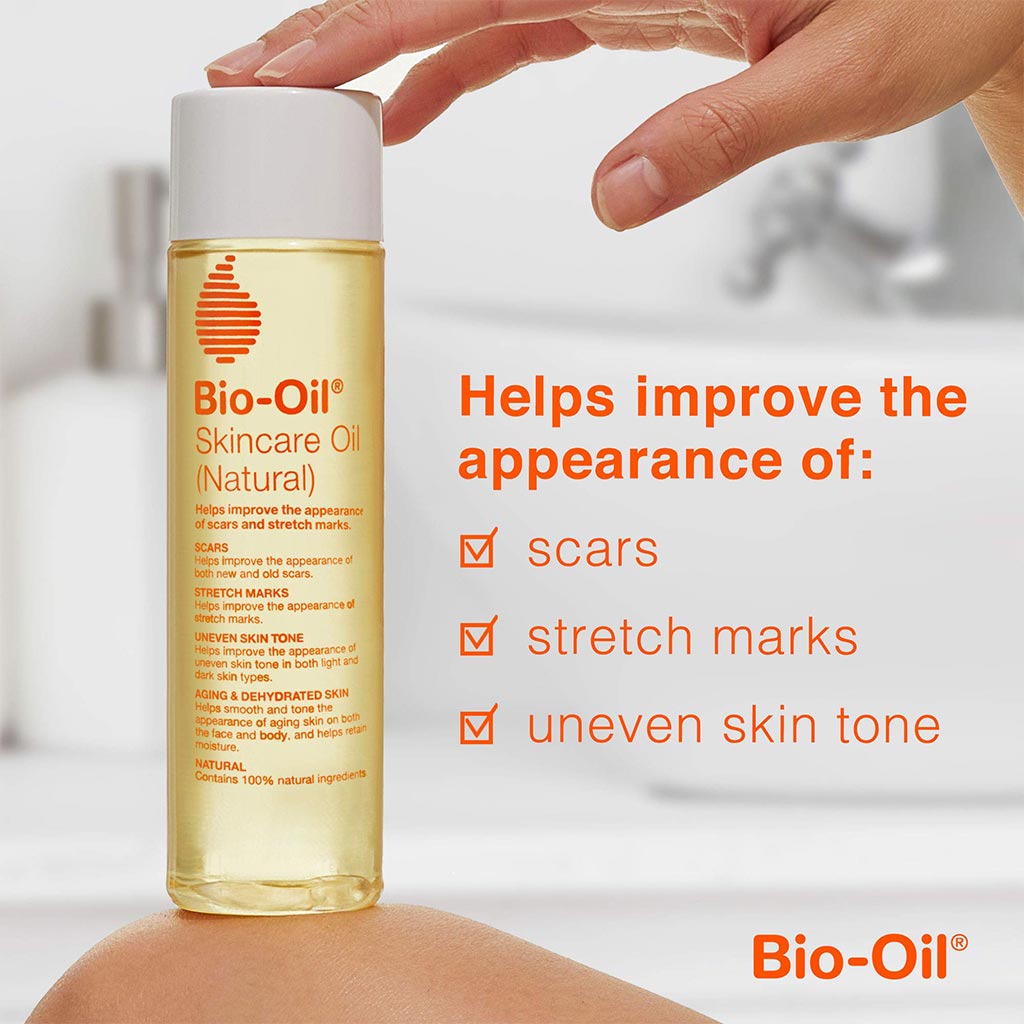Bio-Oil Natural Skincare Oil For Scars & Stretch Marks 125ml