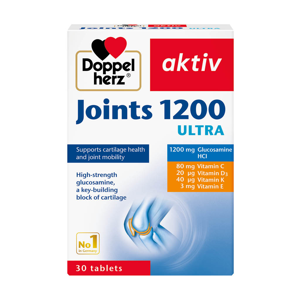 Doppelherz aktiv Joints 1200 Ultra Tablets For Cartilage Health & Joint Mobility, Pack of 30's