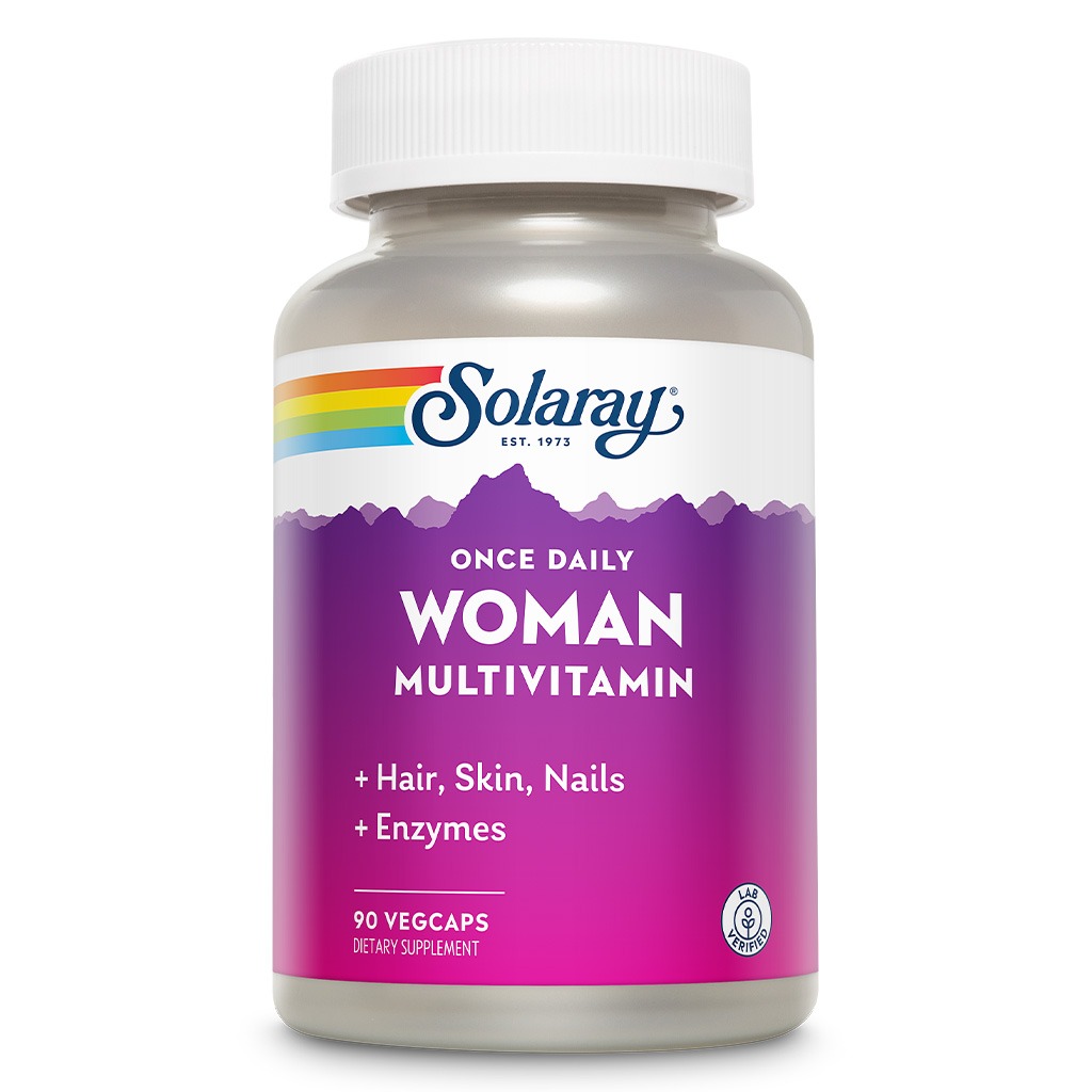 Solaray Once Daily Woman Multivitamin VegCaps 90's