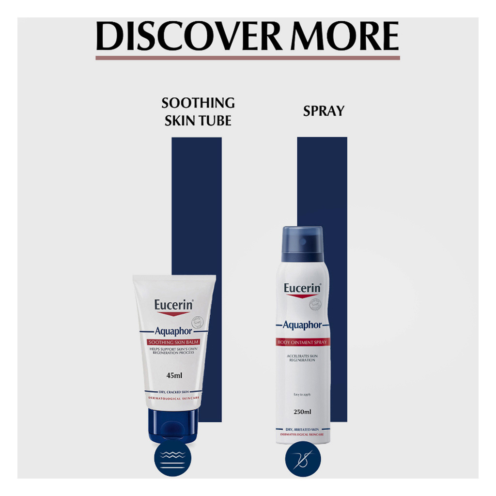 Eucerin Aquaphor SOS Lip Care Balm For Dry & Cracked Lips 10ml