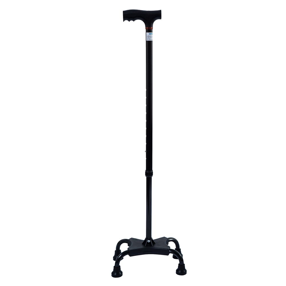 Wolaid Aluminum Quad 4-Legged Walking Stick JL924L
