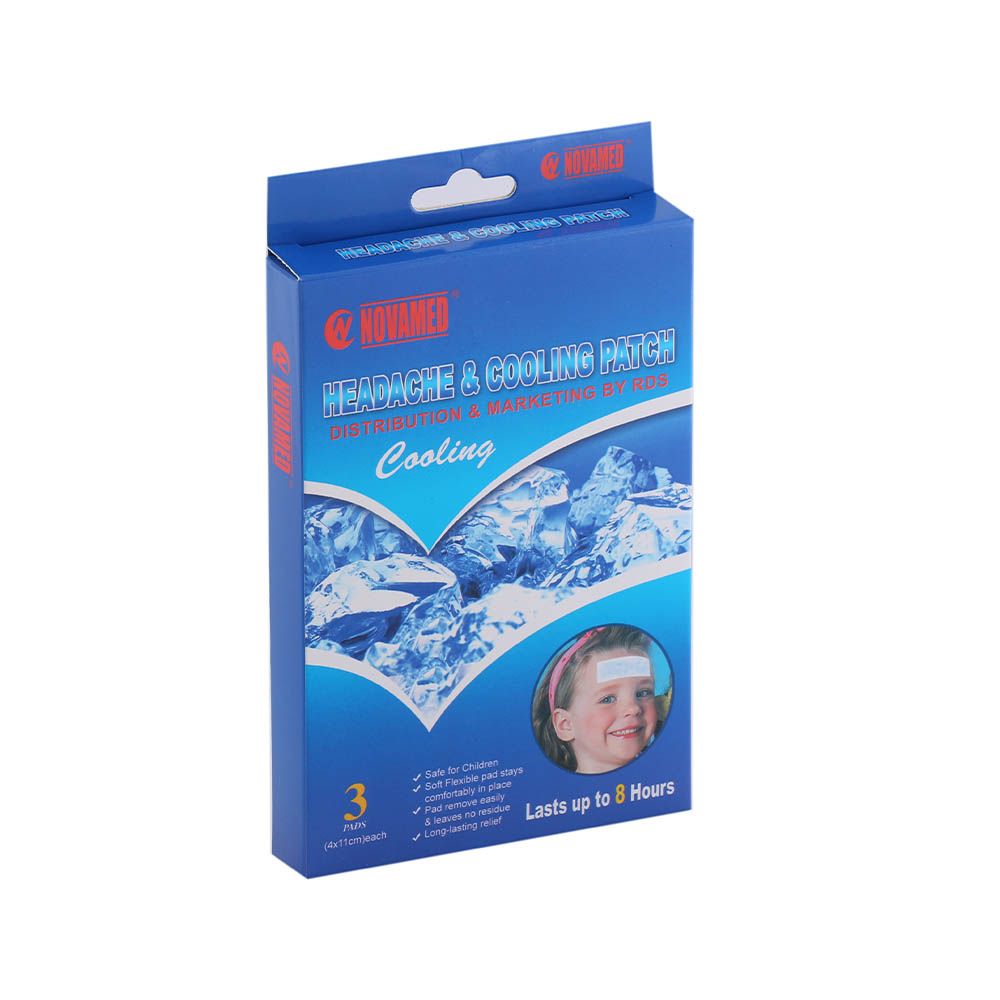 Novamed Headache & Cooling Patch 3's