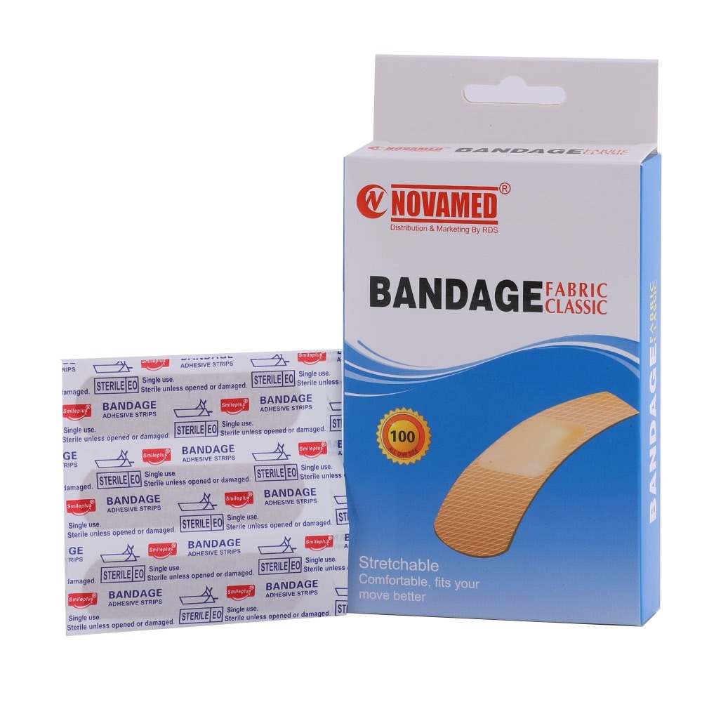 Novamed Bandage Fabric Classic Plaster 100's HY1147