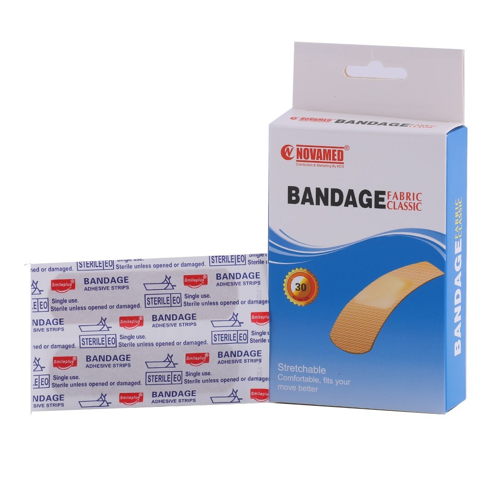 Novamed Bandage Fabric Classic Plaster 30's HY1123A