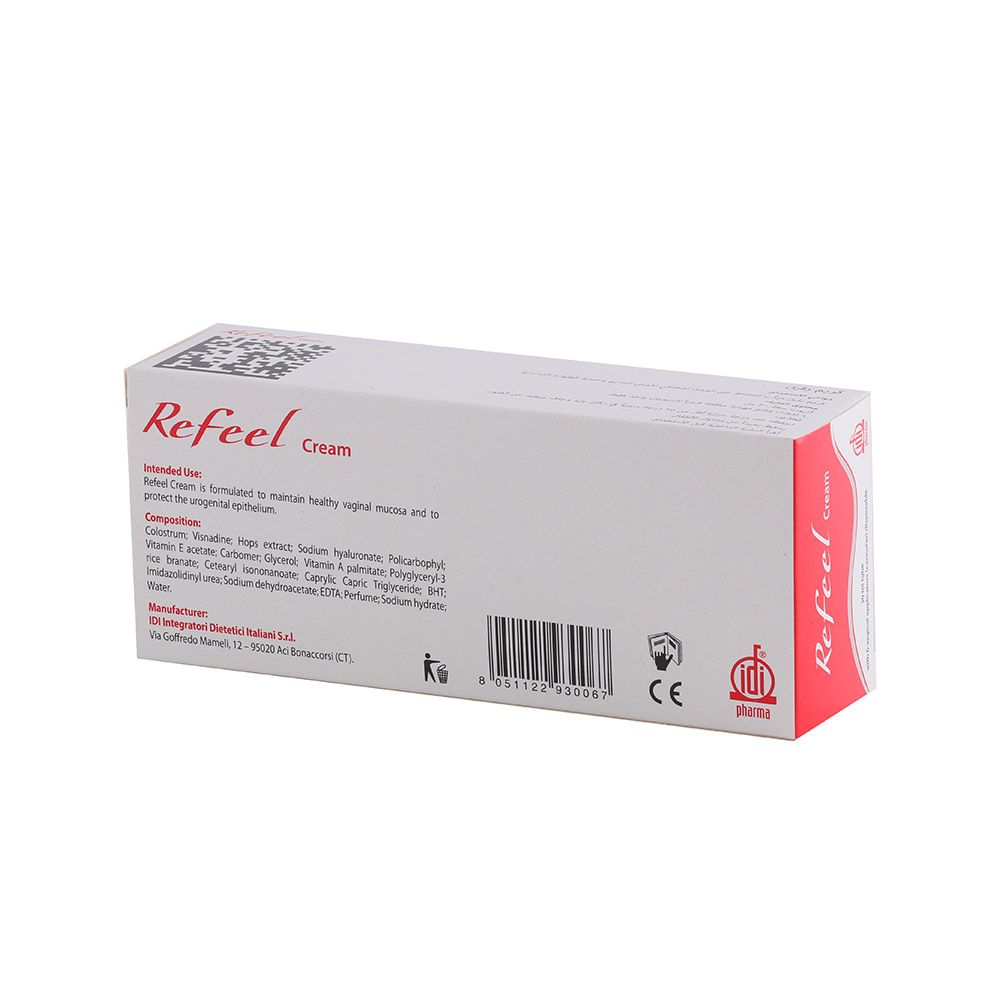 Refeel Vaginal Cream 30 mL Tube With 6 Vaginal Applicators 1's