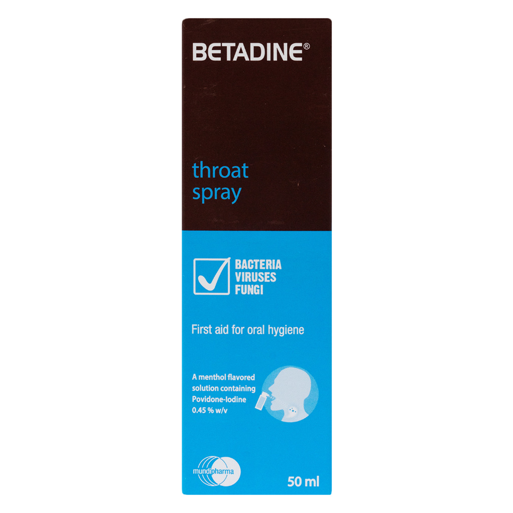 Betadine Throat Spray 50 mL