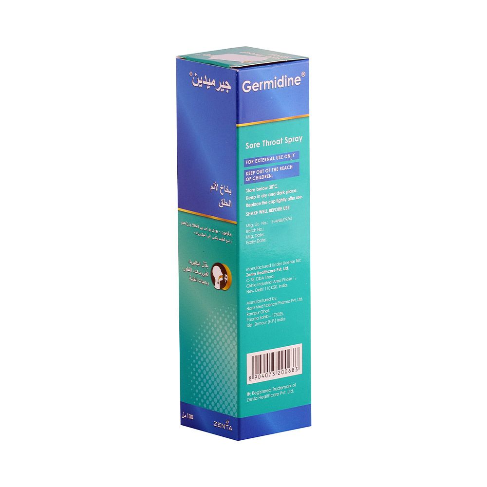 Germidine Sore Throat Spray 100 mL