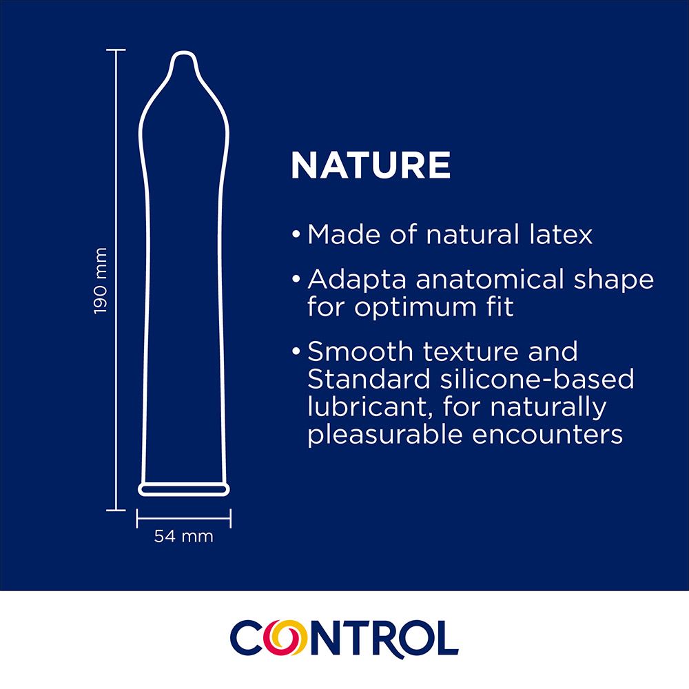 Control Nature Condoms 12's