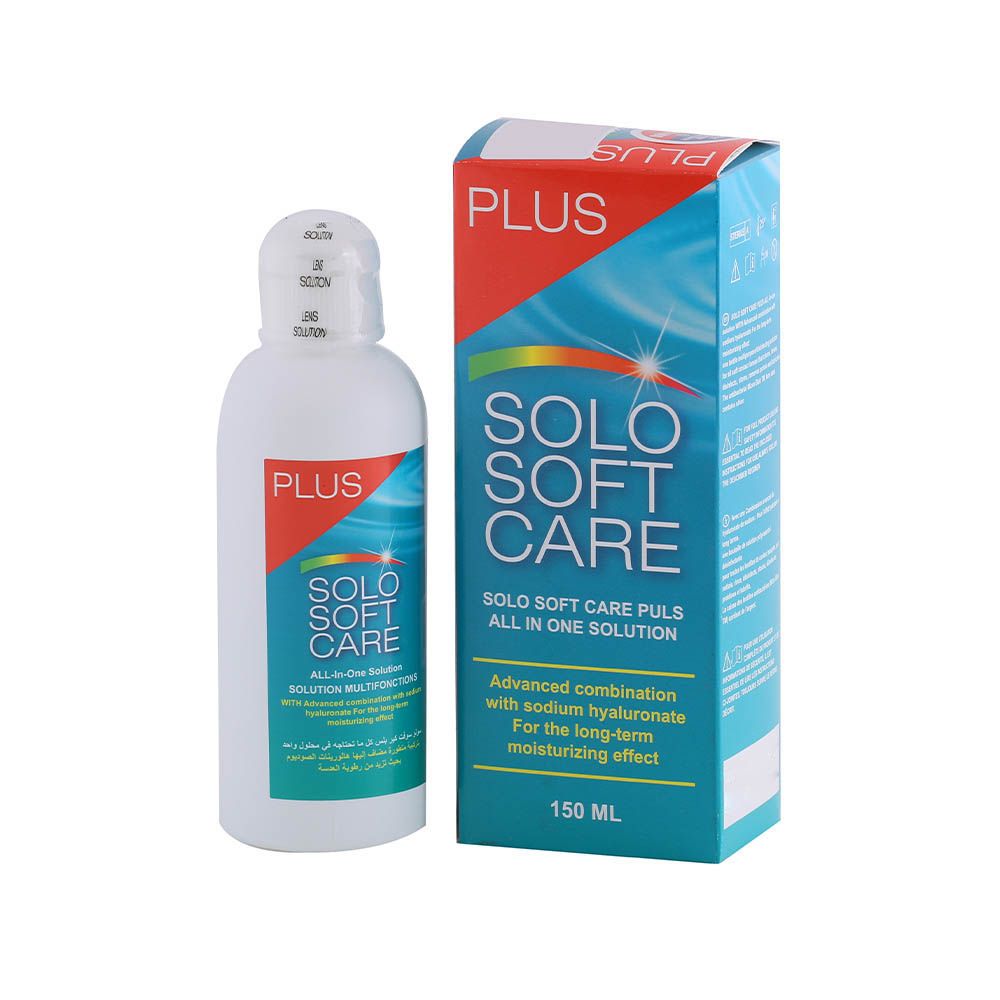 Solo Soft Care Plus All In One Contact Lens Solution 150 mL