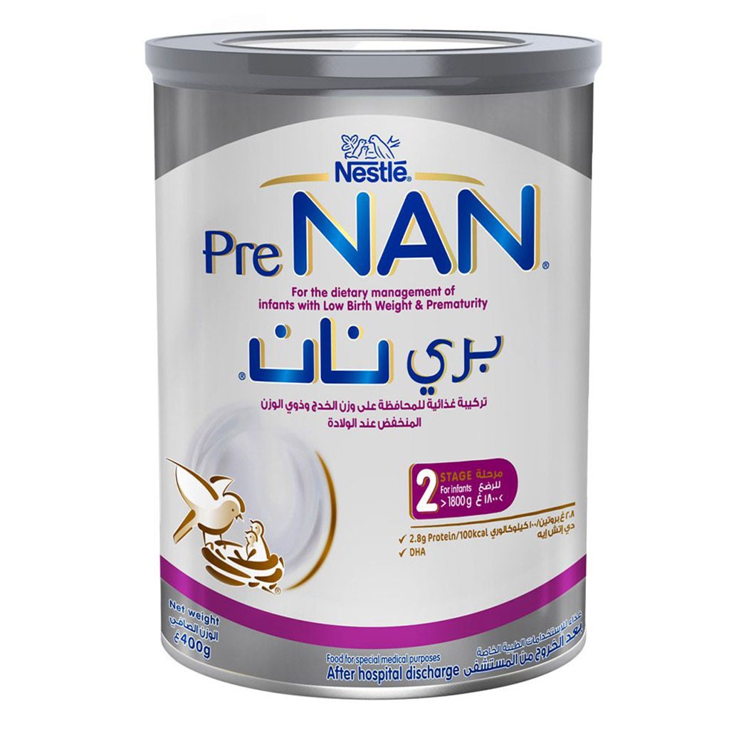 Nestle Pre NAN Stage 2 Premature Baby Milk Formula 400g