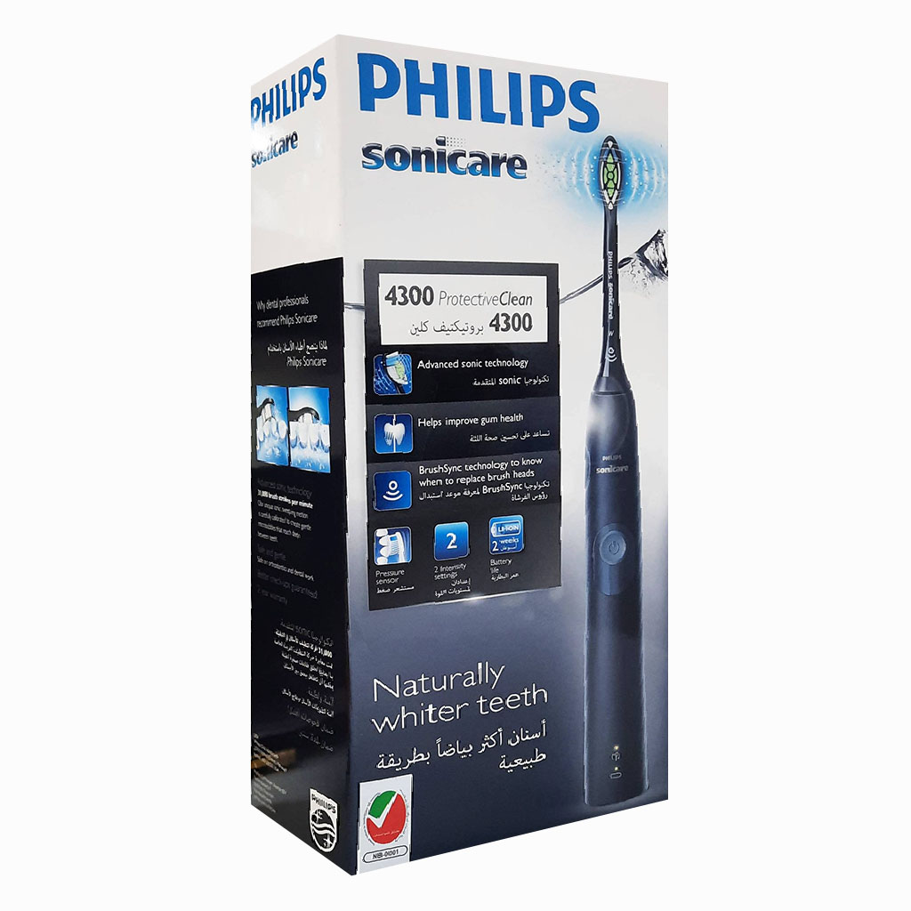 Philips Sonicare 4300 Protective Clean Rechargeable Sonic Toothbrush HX6800