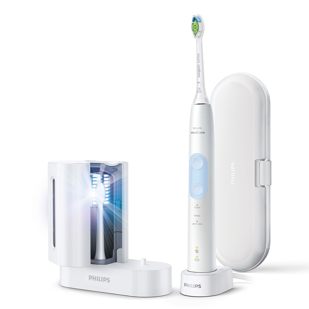 Philips Sonicare Protective Clean 5100 With UV Sanitizer Sonic Electric Toothbrush Hx6859
