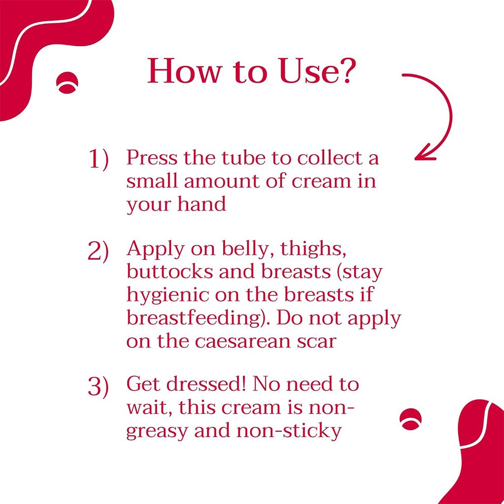 Mustela 3 In 1 Maternity Stretch Marks Cream For Pregnancy, Fragrance Free 150ml