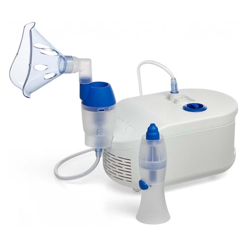 Omron C102 Total Compressor NE-C102-UK 2-in-1 Nebulizer With Nasal Shower