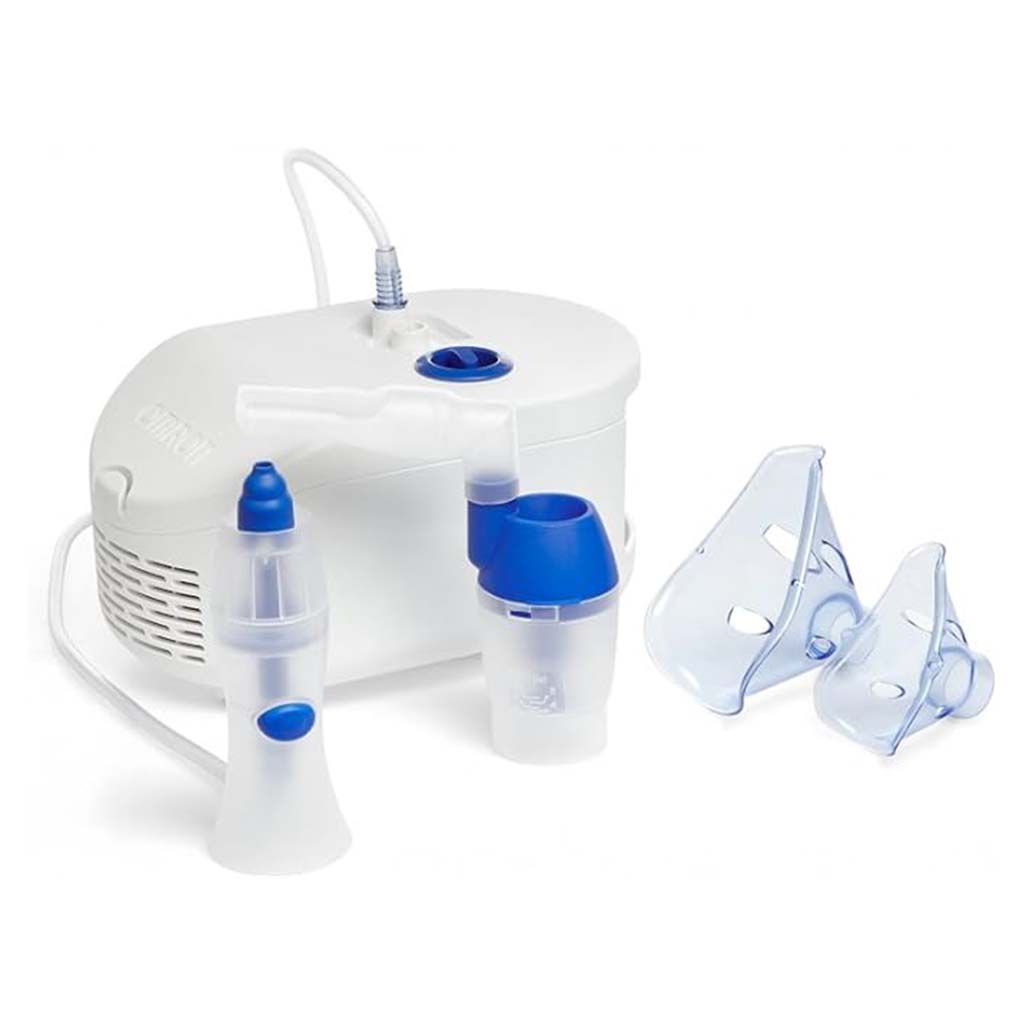 Omron C102 Total Compressor NE-C102-UK 2-in-1 Nebulizer With Nasal Shower