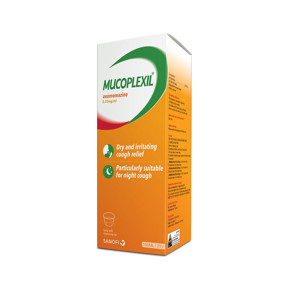 Mucoplexil 0.33 mg/mL Syrup 150 mL