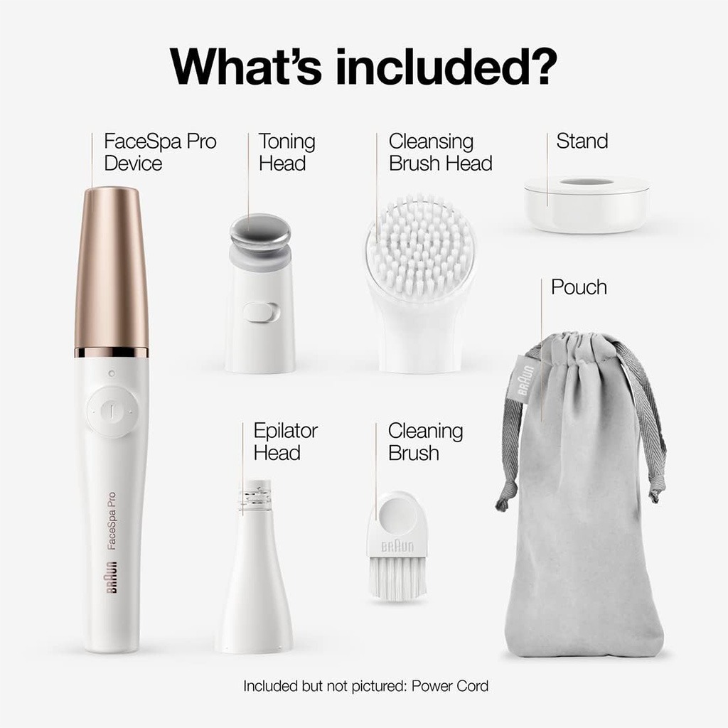 Braun FaceSpa Pro 3-in-1 Epilator 911
