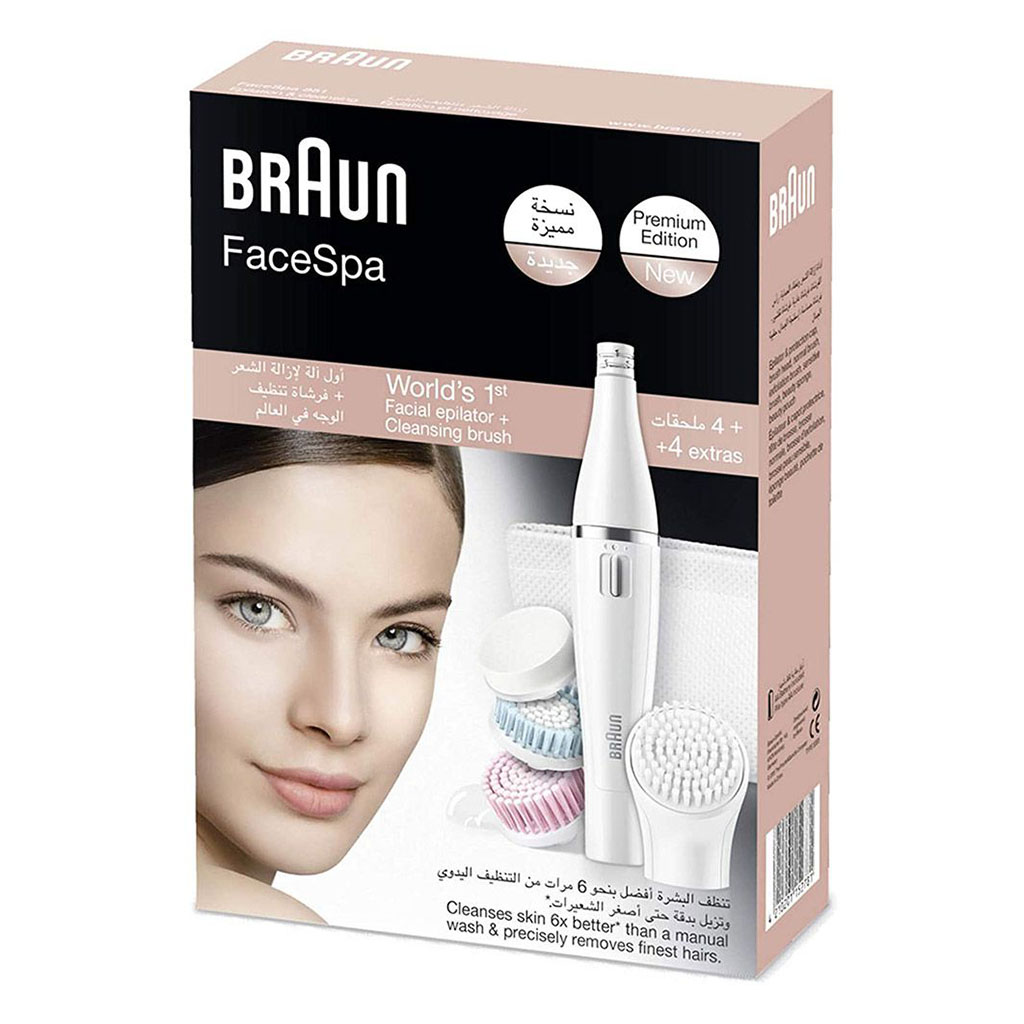 Braun FaceSpa 3-in-1 Facial Epilator 851
