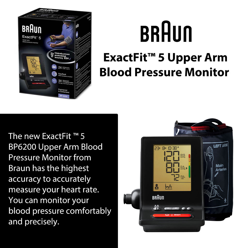 Braun BP-6200  Exactfit 5 Upper Arm BP Monitor