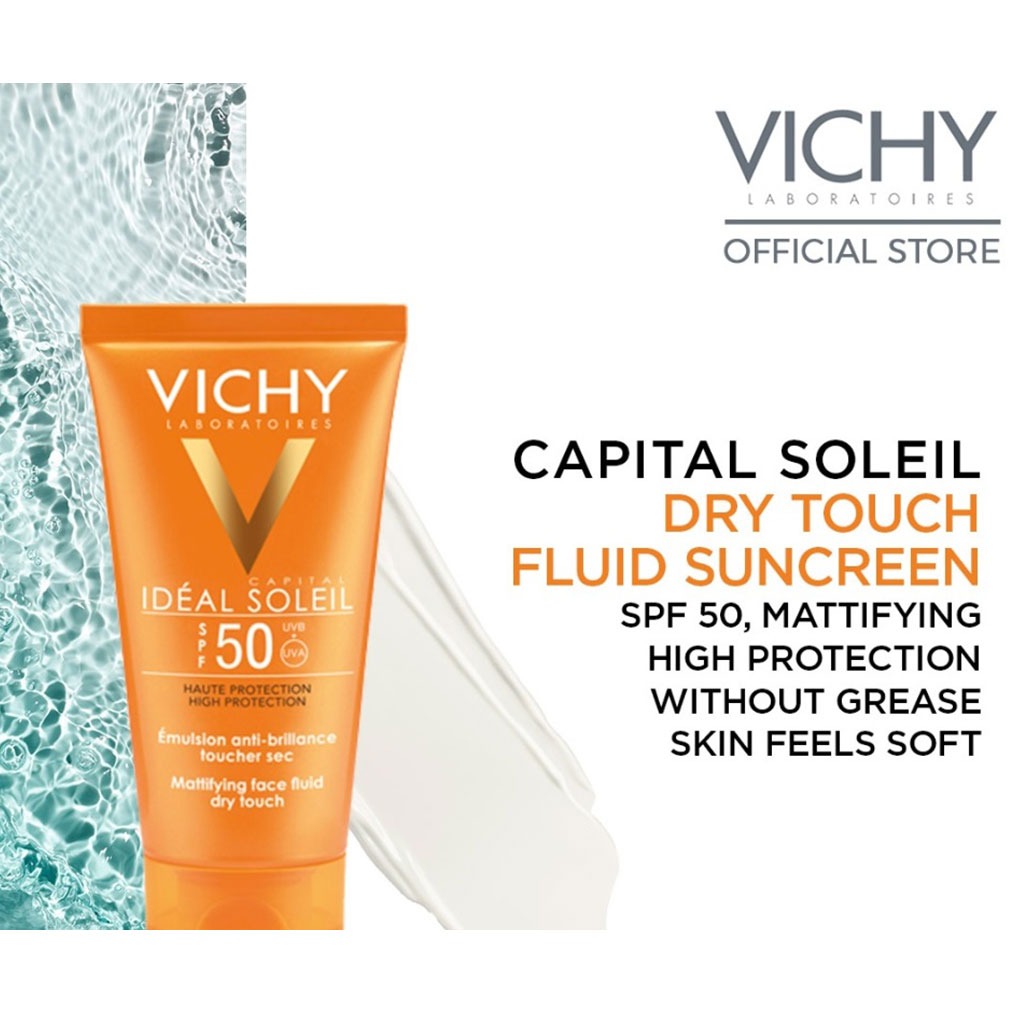 Vichy Ideal Soleil Dry Touch Fluid 1+1 Promo Pack
