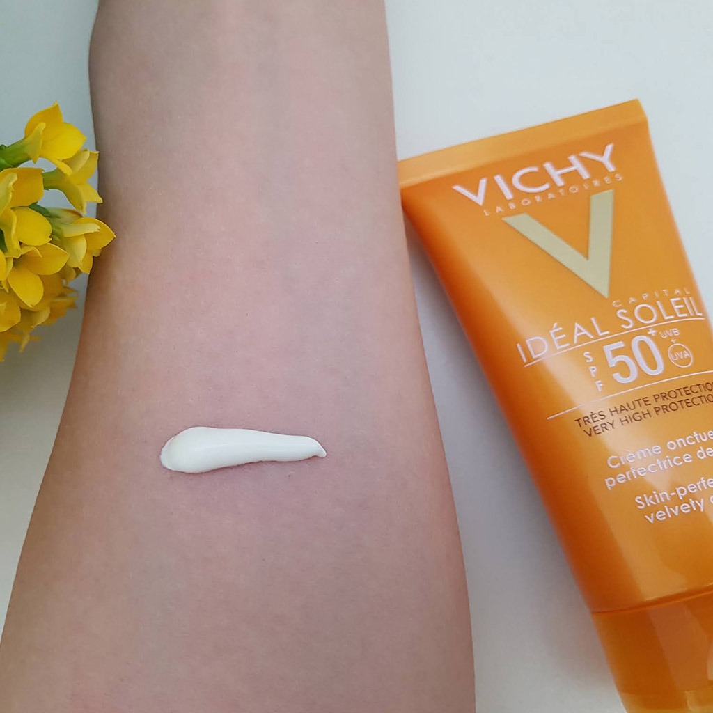 Vichy Ideal Soleil SPF50 Velvety Cream For Normal to Dry Sensitive Skin, 50 mL 1+1 PROMO PACK