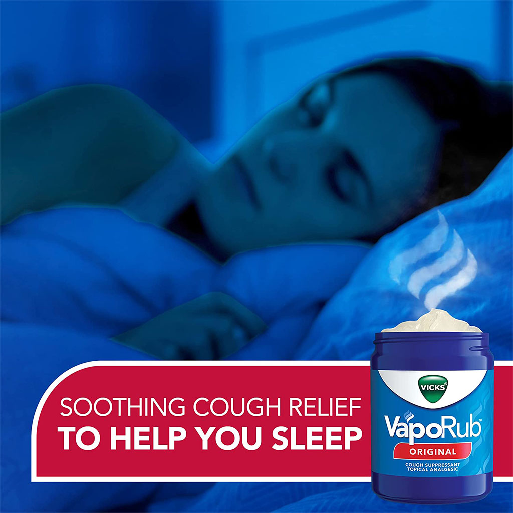 Vicks VapoRub Decongestant Ointment For Cold Relief 50g