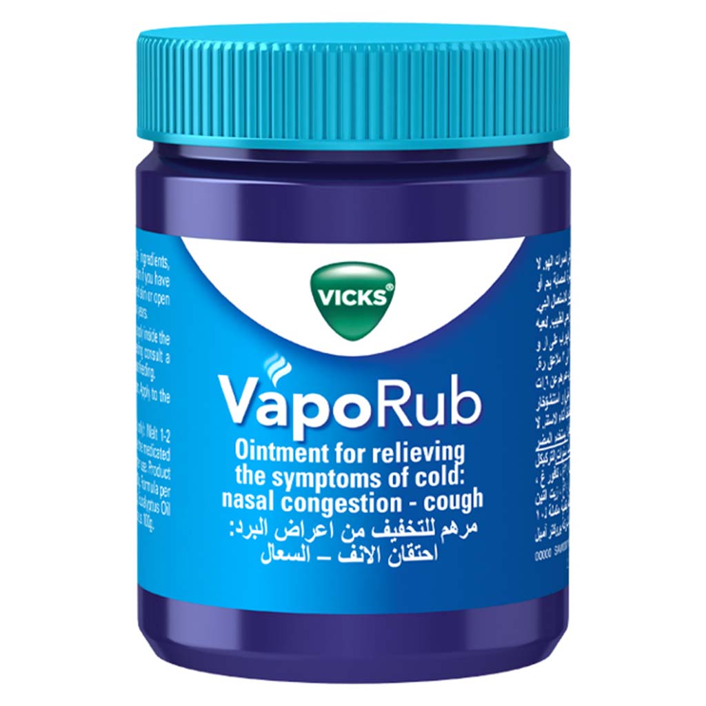 Vicks VapoRub Decongestant Ointment For Cold Relief 100g