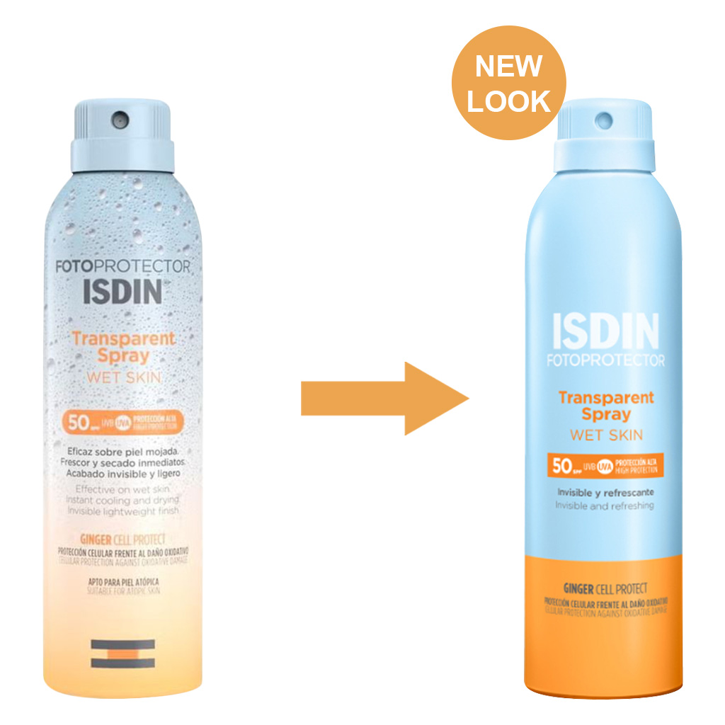 Isdin Fotoprotector Wet Skin Transparent Spray SPF50+ 250 mL