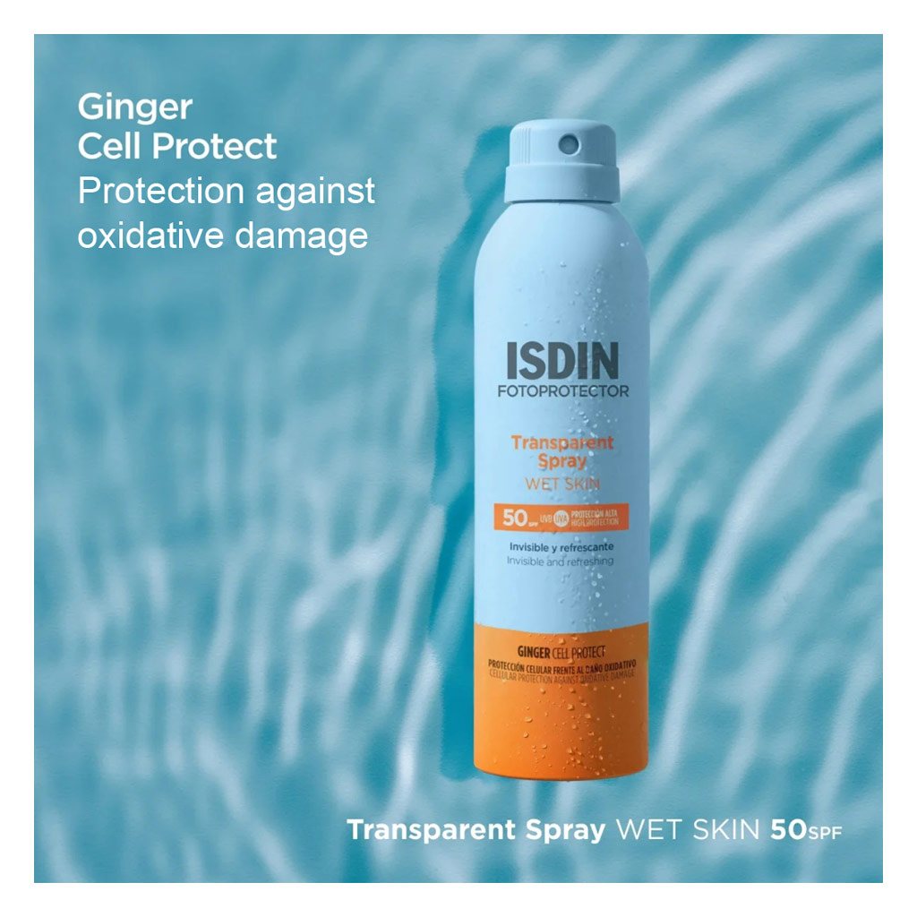 Isdin Fotoprotector Wet Skin Transparent Spray SPF50+ 250 mL
