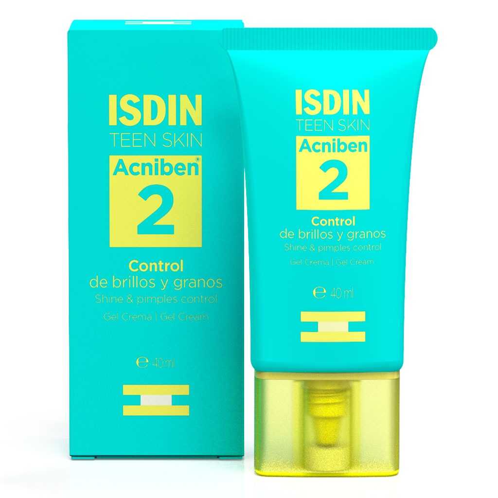 Isdin Teen Skin Acniben Shine And Pimples Control Gel Cream 40 mL