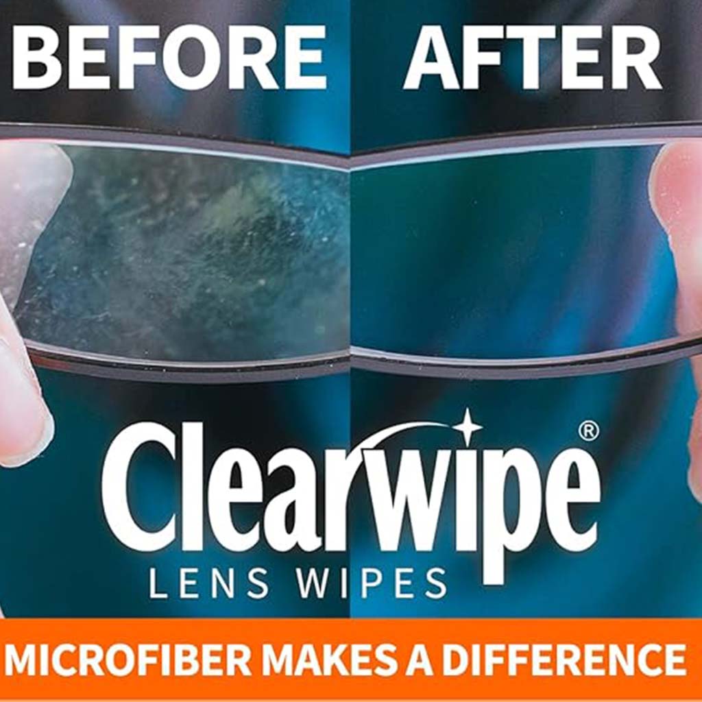 Clearwipe Lens Cleaner Soft Wet Wipes, Pack of 20's