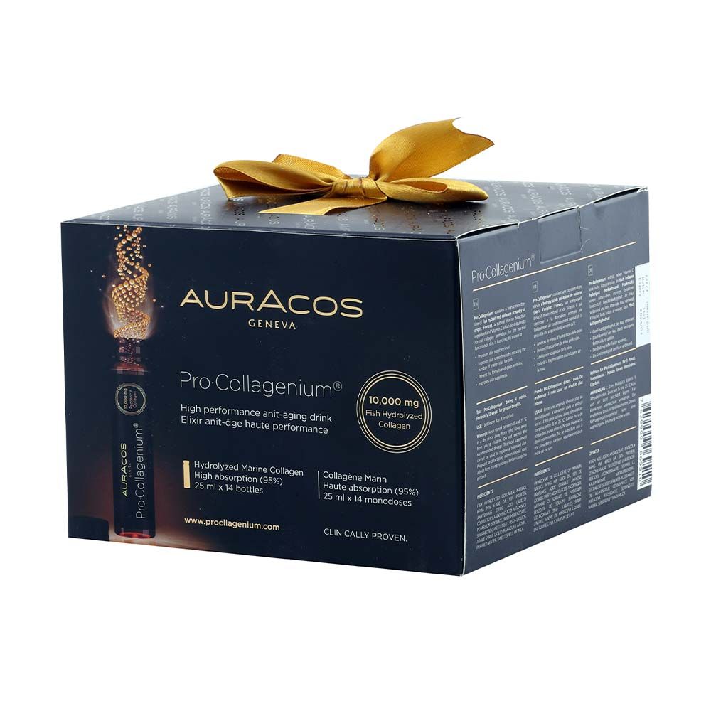 Auracos Geneva Pro Collagenium 25ml Oral Anti-Aging Solution 14's 2+1 PROMO PACK